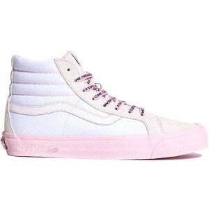 Vans �o���Y �����Y �X�j�[�J�[ �yVans Sk8-Hi Anti Social Social Club Get Weird White�z �T�C�Y US_10(28.0cm) White/Pink