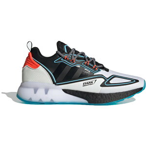 adidas AfB_X Y Xj[J[ yadidas ZX 2K Boost Marvel Iron Man Stark Industriesz TCY US_11(29.0cm) White/Core Black/Bright Cyan