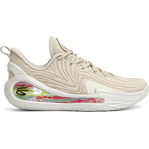 Under Armour �A���_�[�A�[�}�[ �����Y �X�j�[�J�[ �yUnder Armour Curry Flow 12 STRN�z �T�C�Y US_8(26.0cm) Beige/White