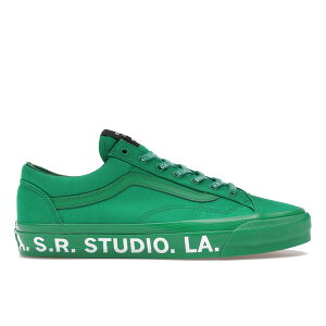 Vans �o���Y �����Y �X�j�[�J�[ �yVans OTW Old Skool Reissue 36 Vibram Sterling Ruby�z �T�C�Y US_5(23.0cm) Green/White