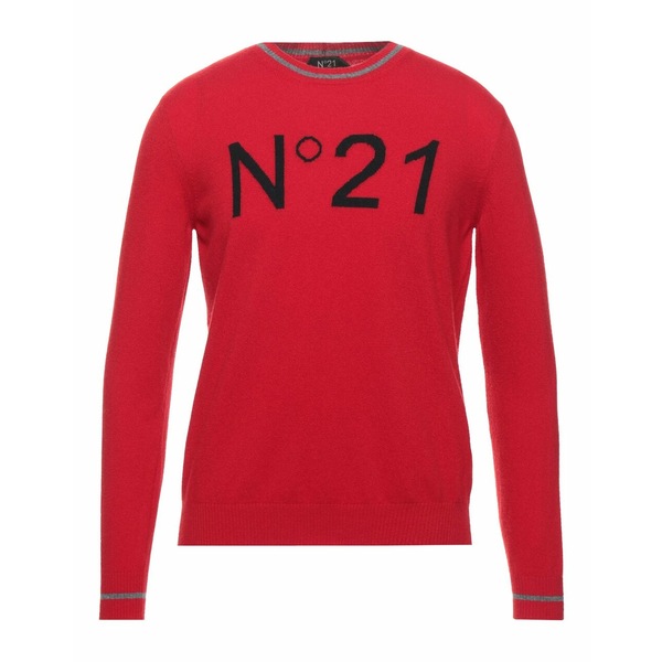 ヌメロ 98％以上節約 ヴェントゥーノ メンズ アウター ニットセーター 全商品無料サイズ交換 独特の素材 N°21 Red Sweaters