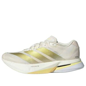 adidas AfB_X fB[X Xj[J[ y(WMNS) adidas Adizero Boston 13 'Chalk White Gold Metallic' JS4952z TCY US_8(25.0cm)