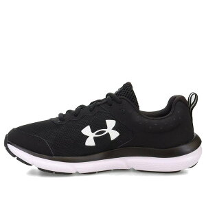 Under Armour A_[A[}[ fB[X Xj[J[ y(WMNS) Under Armour Assert 9 Running Shoes 'Black White' 3026180-001z TCY US_6.5(23.5cm)