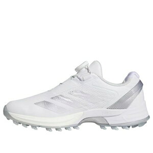 adidas AfB_X fB[X Xj[J[ y(WMNS) adidas Adizero ZG Low Cut Boa Spikeless Golf 'Cloud White Silver Metallic' JS1764z TCY US_9(26.0cm)