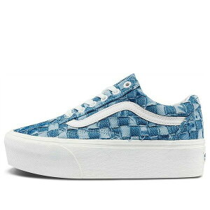 Vans oY fB[X Xj[J[ y(WMNS) Vans Old Skool Stackform 'Woven Denim' VN0A7Q5MB6Az TCY US_6.5(23.5cm)