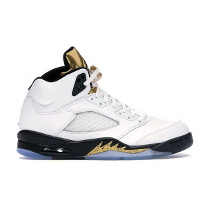 Jordan �W���[�_�� �����Y �X�j�[�J�[ �yJordan 5 Retro Olympic (2016)�z �T�C�Y US_10(28.0cm) White/Black-Metallic Gold Coin