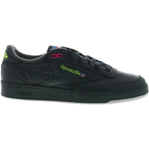 Reebok ���[�{�b�N �����Y �X�j�[�J�[ �yReebok Club C 85 Vintage Black Pink Green�z �T�C�Y US_8.5(26.5cm) Grey/Grey/Grey
