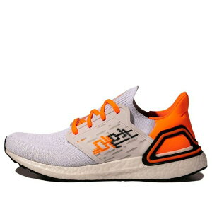 adidas �A�f�B�_�X �����Y �X�j�[�J�[ �yadidas Ultraboost 20 White/Orange GW4839�z �T�C�Y US_M_4.5