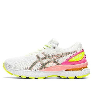 ASICS AVbNX fB[X Xj[J[ White/yellow/pink y(WMNS) ASICS Gel-Nimbus 22 Lite-Show 'White Sun Coral' 1012A766-100z TCY US_7.5(24.5cm)