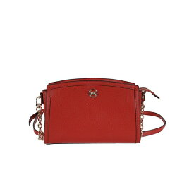 マイケルコース レディース ショルダーバッグ バッグ Logo Plaque Zipped Crossbody Bag red