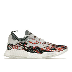 adidas �A�f�B�_�X �����Y �X�j�[�J�[ �yadidas NMD R1 Sneakersnstuff Datamosh Collegiate Orange�z �T�C�Y US_8(26.0cm) Footwear White/Vapour Steel/Collegiate Orange