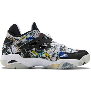 Reebok ���[�{�b�N �����Y �X�j�[�J�[ �yReebok Pump Court Sticker City White Black�z �T�C�Y US_7(25.0cm) Black/White/Black
