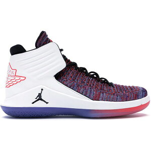 Jordan �W���[�_�� �����Y �X�j�[�J�[ �yJordan XXXII Finale�z �T�C�Y US_8(26.0cm) White/Black-Court Purple-University Blue