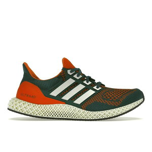 adidas �A�f�B�_�X �����Y �X�j�[�J�[ �yadidas Ultra 4D Miami Hurricanes�z �T�C�Y US_12.5(30.5cm) Collegiate Green/Footwear White/Collegiate Orange