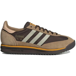 adidas �A�f�B�_�X �����Y �X�j�[�J�[ �yadidas SL 72 RS Brown Putty Grey�z �T�C�Y US_7.5(25.5cm) Brown/Putty Grey/Preloved Yellow