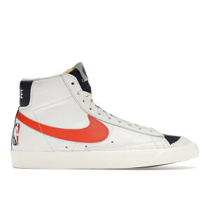 Nike �i�C�L �����Y �X�j�[�J�[ �yNike Blazer Mid 77 NBA 75th Anniversary Knicks�z �T�C�Y US_9(27.0cm) White/Orange/Blue Void/Sail