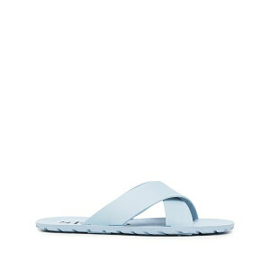 �Z���\�[ ���f�B�[�X �T���_�� �V���[�Y Franky crossover-strap slides Blue