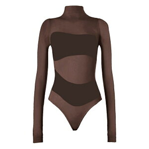 �E�H���t�H�[�h ���f�B�[�X T�V���c �g�b�v�X Long-sleeved string body Brown