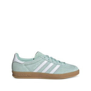 �A�f�B�_�X ���f�B�[�X �X�j�[�J�[ �V���[�Y Gazelle three-stripe suede sneakers Green