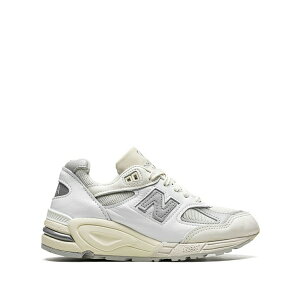 �j���[�o�����X �����Y �X�j�[�J�[ �V���[�Y X teddy santis 990 v2 made in usa - sea salt sneakers White
