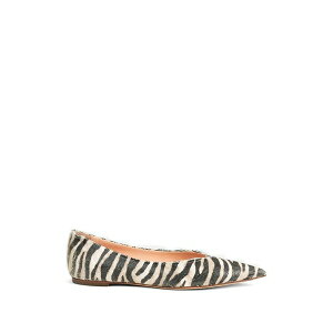 �G�[�W�[�G�� ���f�B�[�X �T���_�� �V���[�Y Zebra pattern point-toe flats Black