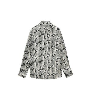 �A�j�[�r�� ���f�B�[�X �V���c �g�b�v�X Python bridget shirt White