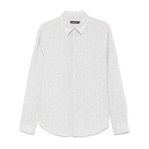 �W�F�C �����h�o�[�O �����Y �V���c �g�b�v�X Linen m䩘Rlange shirt Neutrals