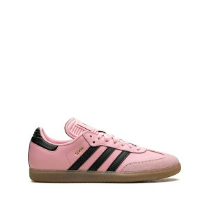 �A�f�B�_�X �����Y �X�j�[�J�[ �V���[�Y X inter miami cf samba messi pink sneakers Pink