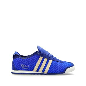 �A�f�B�_�X �����Y �X�j�[�J�[ �V���[�Y Italia 60s patterned striped leather sneakers Blue