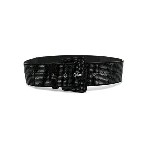 �p�g���c�B�A �y�y ���f�B�[�X �x���g �A�N�Z�T���[ Rhinestone- embellished wide belt Black
