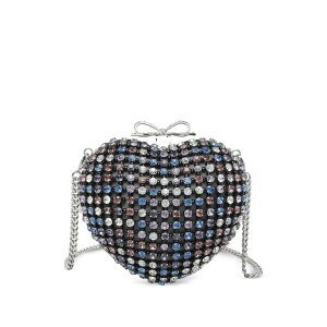 �Z���t�E�|�[�g���C�g ���f�B�[�X �n���h�o�b�O �o�b�O Heart-shaped mini clutch bag Black
