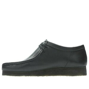 Clarks �N���[�N�X �����Y �X�j�[�J�[ �yClarks Wallabee Boots 'Black Leather' 26155514�z �T�C�Y US_7(25.0cm)