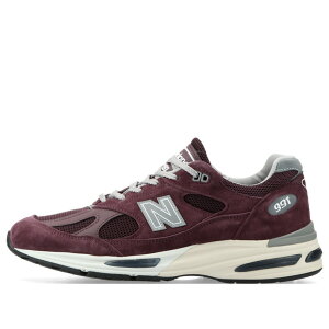 New Balance �j���[�o�����X �����Y �X�j�[�J�[ �yNew Balance 991v2 Made in UK 'Catawba Grape' U991AU2�z �T�C�Y US_12(30.0cm)