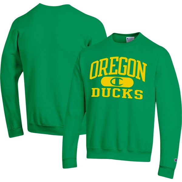 チャンピオン メンズ パーカー・スウェットシャツ アウター Oregon Ducks Champion Arch Pill Sweatshirt Green 売れ筋介護用品も！