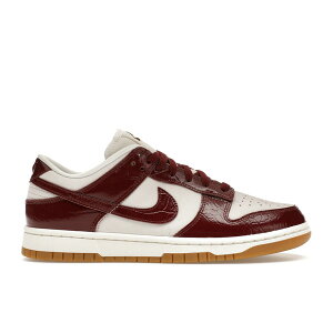 Nike �i�C�L ���f�B�[�X �X�j�[�J�[ �yNike Dunk Low LX Dark Team Red Croc (Women's)�z �T�C�Y US_W_10 Phantom/Sail/Gum Light Brown/Dark Team Red