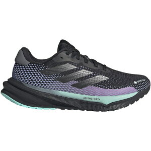 adidas �A�f�B�_�X ���f�B�[�X �X�j�[�J�[ �yadidas Supernova Gore-Tex Core Black Iron Metallic Semi Flash Aqua (Women's)�z �T�C�Y US_5(22.0cm) Core Black/Iron Metallic/Semi Flash Aqua