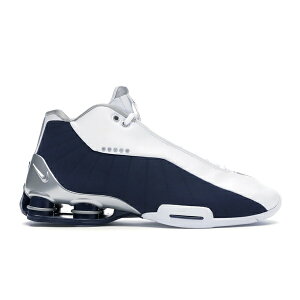 Nike �i�C�L �����Y �X�j�[�J�[ �yNike Shox BB4 White Silver Navy�z �T�C�Y US_M_13 White/Metallic Silver-Midnight Navy