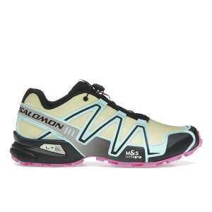Salomon �T������ �����Y �X�j�[�J�[ �ySalomon Speedcross 3 Yellow Iris Iced Aqua�z �T�C�Y US_8.5(26.5cm) Yellow Iris/Iced Aqua/Cyclamen