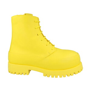 Ferragamo tFK Y Xj[J[ yFerragamo Fede Leather Combat Boots Yellowz TCY US_7.5(25.5cm) Yellow