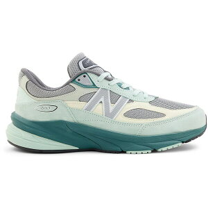 New Balance �j���[�o�����X �����Y �X�j�[�J�[ �yNew Balance 990v6 MiUSA Community Mint�z �T�C�Y US_6(24.0cm) Community Mint/Grey
