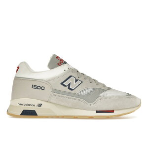 New Balance �j���[�o�����X �����Y �X�j�[�J�[ �yNew Balance 1500 MiUK Vintage Sport�z �T�C�Y US_10.5(28.5cm) Off White/Blanc De Blanc/Savvy Red