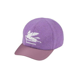 【送料無料】 エトロ メンズ 帽子 アクセサリー Hats Purple