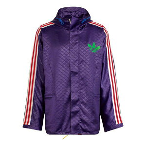 adidas AfB_X Y Xj[J[ yadidas originals Windbreaker Logo Printing Hooded Drawstring Sports Jacket 'Purple' IB3441z TCY US_M_XXL
