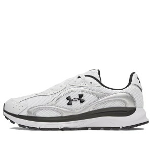 Under Armour �A���_�[�A�[�}�[ �����Y �X�j�[�J�[ �yUnder Armour Tech Runner 'White Metallic Silver Black' 6011293-102�z �T�C�Y US_8(26.0cm)