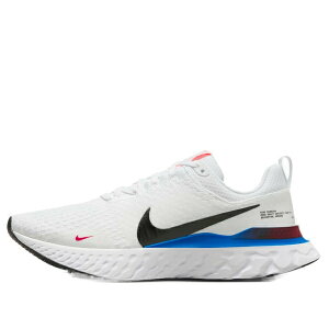 Nike �i�C�L �����Y �X�j�[�J�[ �yNike React Infinity Run Flyknit 3 'White Photo Blue Red' FJ3994-100�z �T�C�Y US_8(26.0cm)