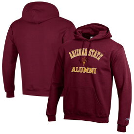 チャンピオン メンズ パーカー・スウェットシャツ アウター Arizona State Sun Devils Champion Alumni Logo Pullover Hoodie Maroon