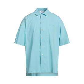 【送料無料】 オフホワイト メンズ シャツ トップス Shirts Sky blue