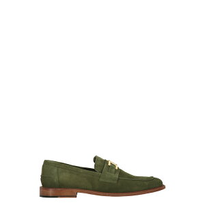 u[m}O Y Xb|E[t@[ V[Y Calfskin Loafers green