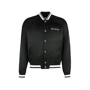 ItzCg Y WPbgu] AE^[ Satin Bomber Jacket black