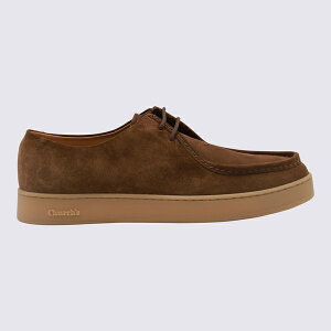 �`���[�` �����Y �h���X�V���[�Y �V���[�Y Brown Suede Formal Shoes Burnt